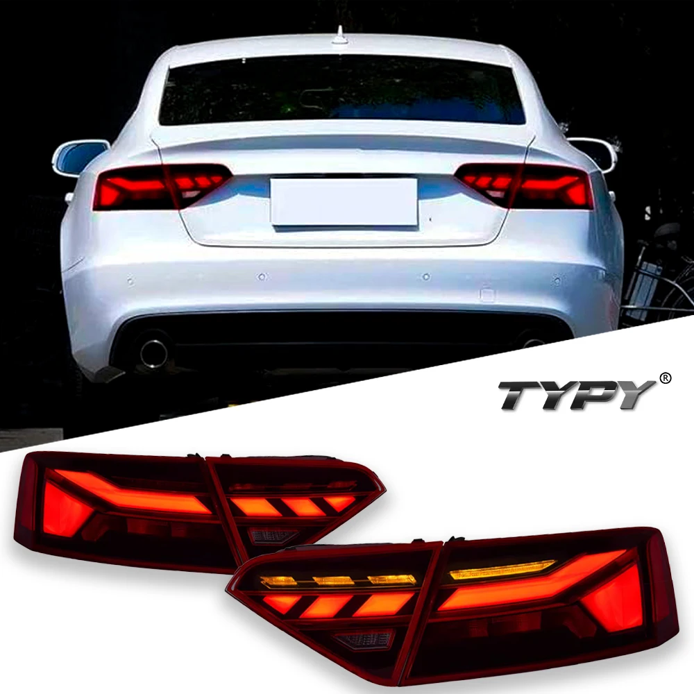 TYPY Car For Audi A5 LED Taillight 2008-2016 Upgrade RS5 Modified to New DRL Dynamic Turn Signal LED Taillight Auto Accessories
TYPY Car For Audi A5 LED Taillight 2008-2016 Upgrade RS5 Modified to New DRL Dynamic Turn Signal LED Taillight Auto Accessories