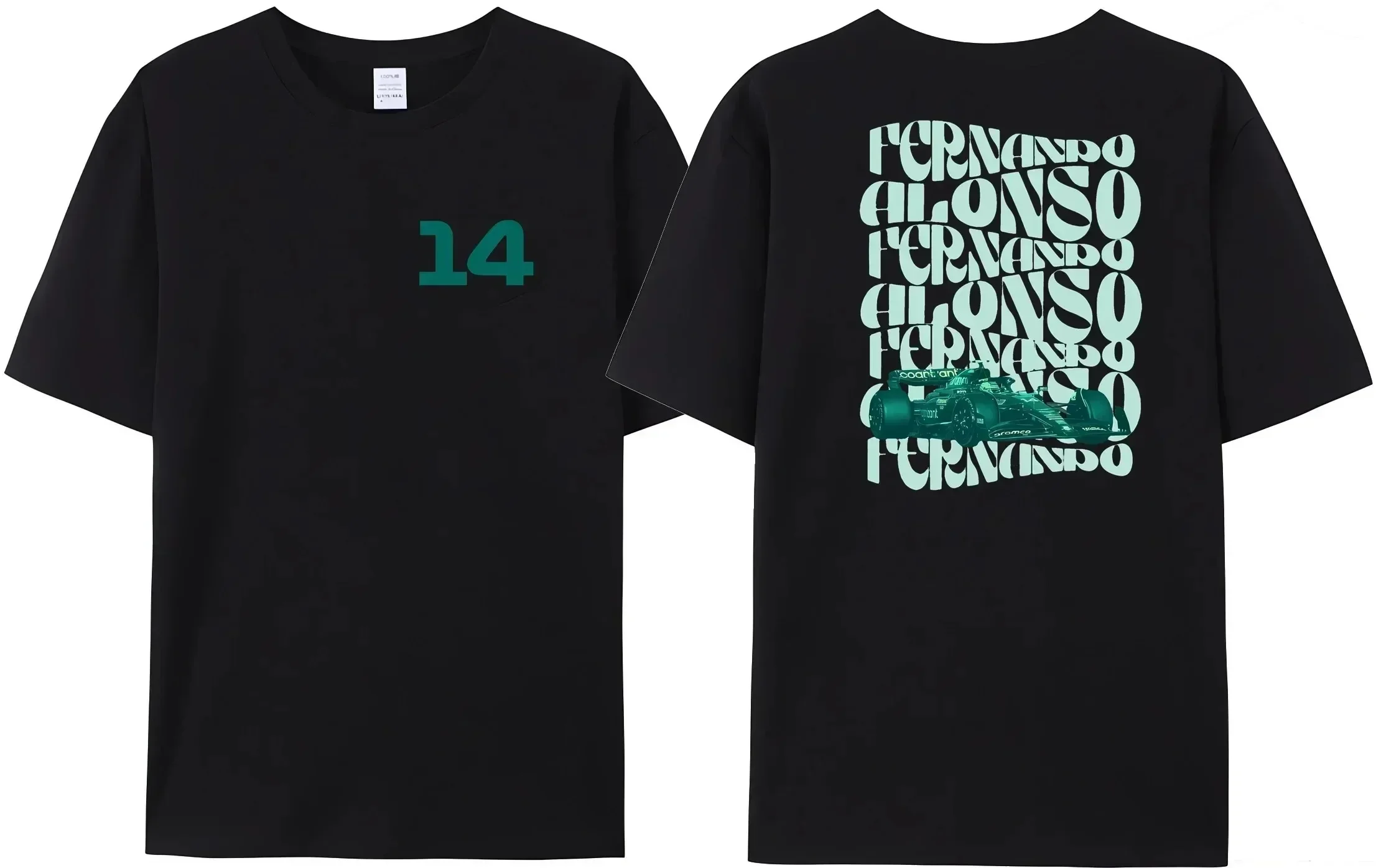 14 Racing Men Cotton T Shirt F-1 Fernando Alonsos Letter Print T-shirt F Racing Fan Casual Women Tee Shirt Summer Fashion Tops
14 Racing Men Cotton T Shirt F-1 Fernando Alonsos Letter Print T-shirt F Racing Fan Casual Women Tee Shirt Summer Fashion Tops