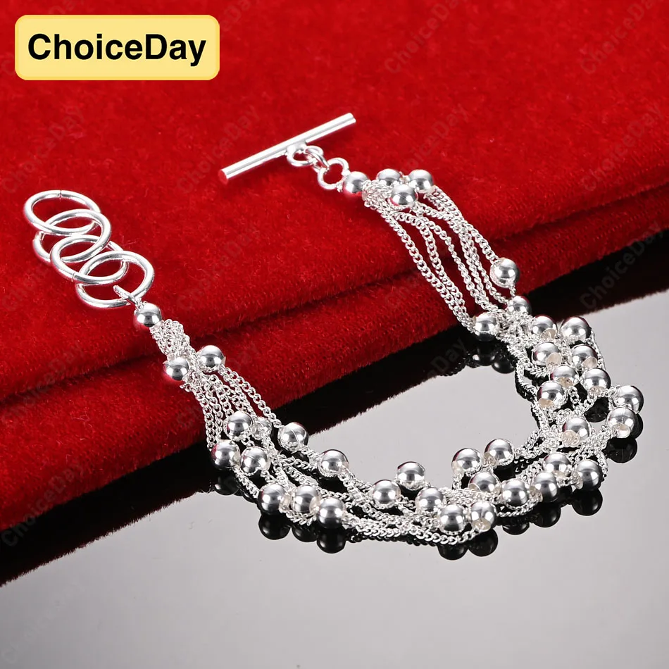 ChoiceDay стерлингового серебра 925 пробы 8 дюймов 20 см изысканный браслет из бисера женский темпераментный подарок вечерние украшения
ChoiceDay стерлингового серебра 925 пробы 8 дюймов 20 см изысканный браслет из бисера женский темпераментный подарок вечерние украшения