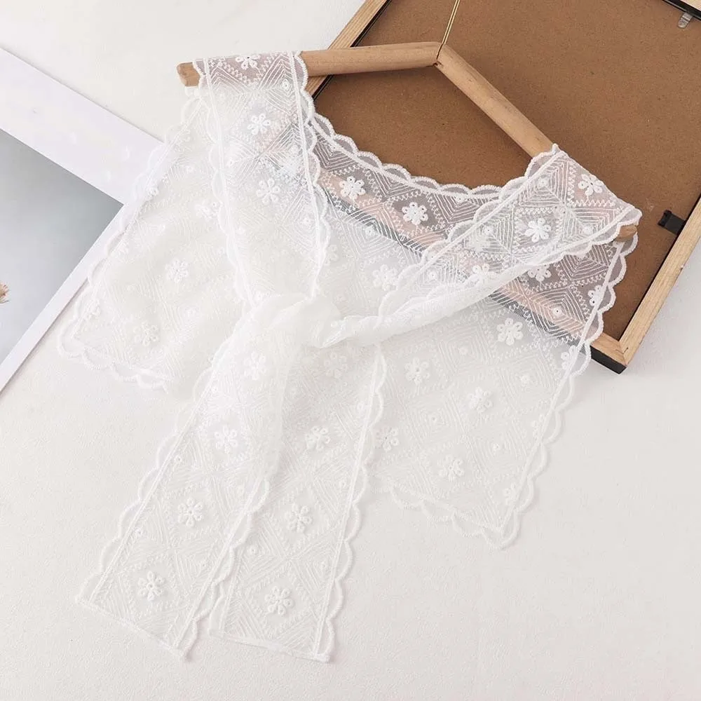 Breathable Thin Lace Shawl Lightweight Waistband Neck Guard Blouse Cape Candy Color Shawl Fake Collar Wraps Beach
Breathable Thin Lace Shawl Lightweight Waistband Neck Guard Blouse Cape Candy Color Shawl Fake Collar Wraps Beach