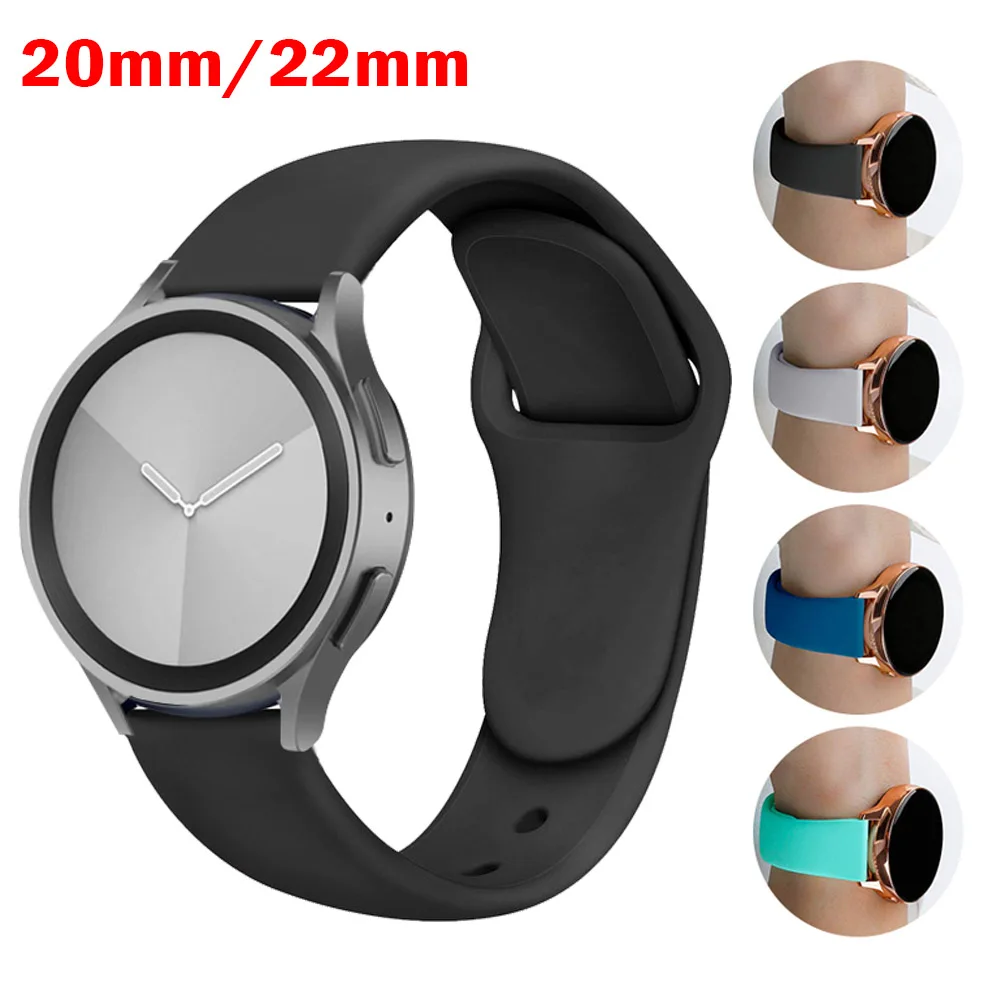 22mm 20mm watch strap For Samsung Galaxy watch 4-5-5 pro-3-Classic-Active 2-Gear S3 Silicone bracelet Huawei GT 2-2e-3 pro strap
22mm 20mm watch strap For Samsung Galaxy watch 4-5-5 pro-3-Classic-Active 2-Gear S3 Silicone bracelet Huawei GT 2-2e-3 pro strap