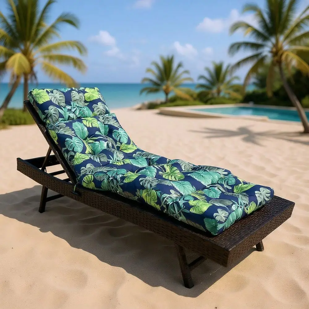 Outdoor Chaise Lounge Chair Cushions Thickened, Durable, And WeatherResistant Replacement Cushions With Secure Ties For Poolsid
Outdoor Chaise Lounge Chair Cushions Thickened, Durable, And WeatherResistant Replacement Cushions With Secure Ties For Poolsid