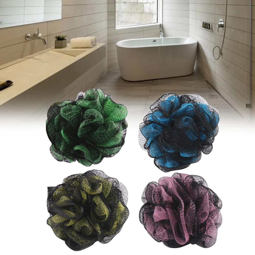 4pcs Large Shower Ball Bath Ball Double Color Mesh Sponge Mesh Pouf 50G(Black Blue + Black Yellow + Black Green + )
4pcs Large Shower Ball Bath Ball Double Color Mesh Sponge Mesh Pouf 50G(Black Blue + Black Yellow + Black Green + )