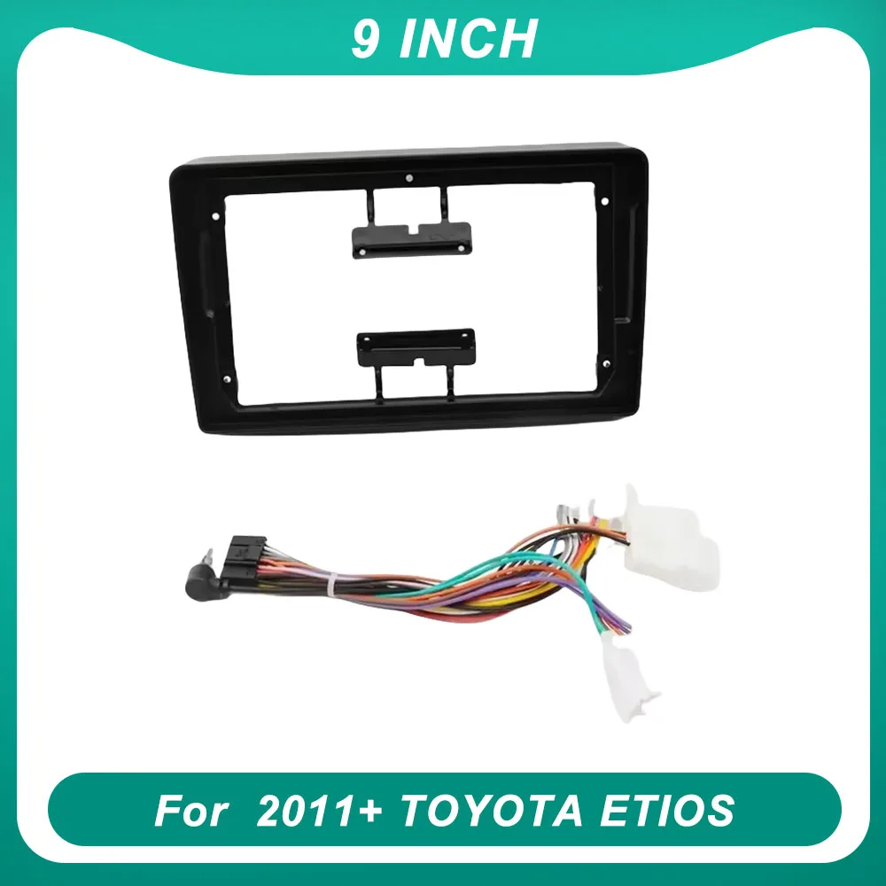 9 Inch Car Stereo Dash 2 Din Head Unit Radio Fascia Kit Installation Trim Panel Frame Double For 2011+ TOYOTA ETIOS DVD Kit
9 Inch Car Stereo Dash 2 Din Head Unit Radio Fascia Kit Installation Trim Panel Frame Double For 2011+ TOYOTA ETIOS DVD Kit