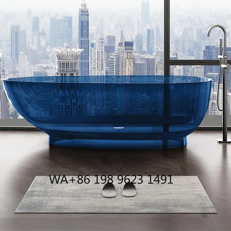Egg Shape Transparent Crystal Bathtub Premium Virgin Acrylic Freestanding Soaking Tub Custom Color Hotel Villa Bathroom Decor
Egg Shape Transparent Crystal Bathtub Premium Virgin Acrylic Freestanding Soaking Tub Custom Color Hotel Villa Bathroom Decor