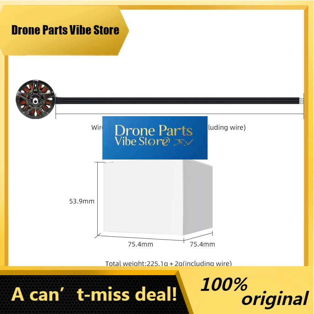 DroneP4PCS HGLRC MY 4215 400KV 6-8S FPV Long Range Motor
DroneP4PCS HGLRC MY 4215 400KV 6-8S FPV Long Range Motor