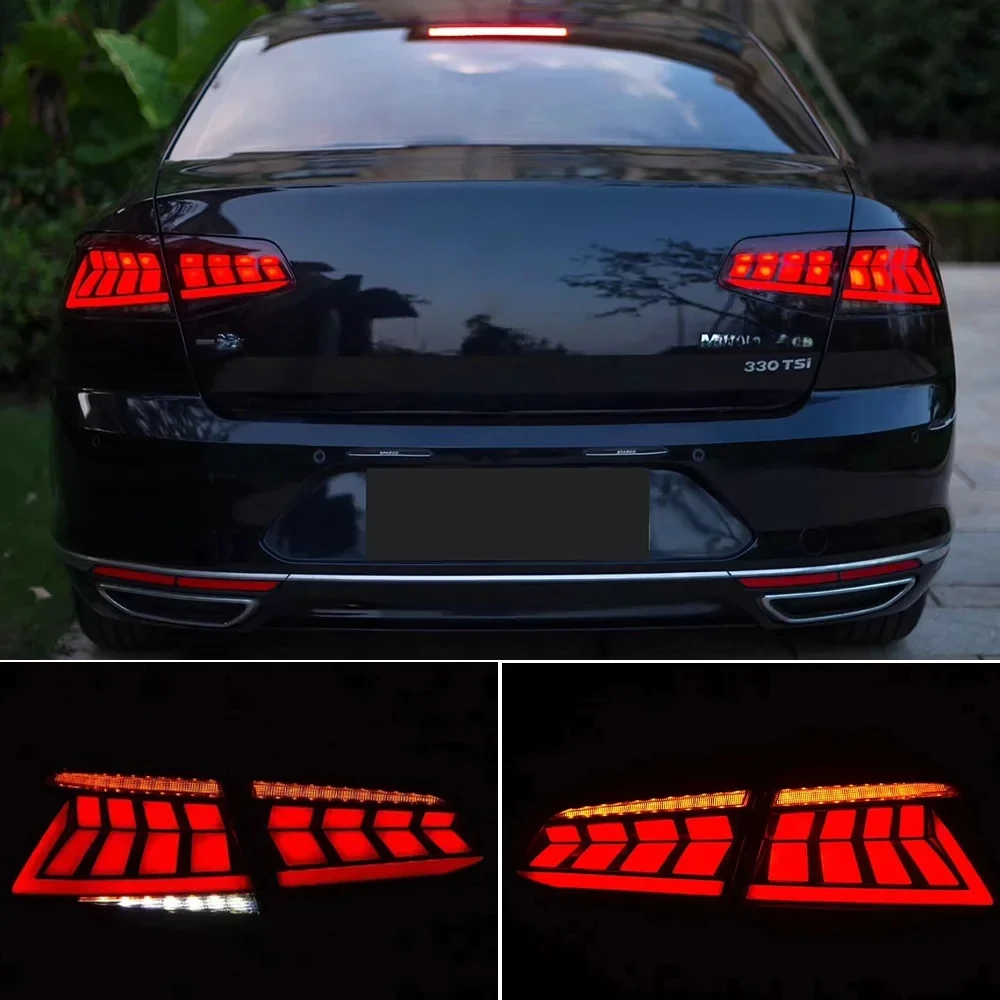 For Volkswagen VW Passat B8 2017 2018 2019 Car LED Tail Light Taillight Rear Fog Lamp + Brake + Reverse + Dynamic Turn Signal ft
For Volkswagen VW Passat B8 2017 2018 2019 Car LED Tail Light Taillight Rear Fog Lamp + Brake + Reverse + Dynamic Turn Signal ft