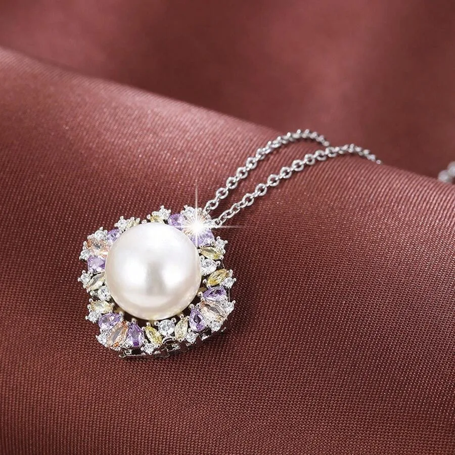 Elegant And Gentle Style Floral Bead Pendant Necklace For Women, High-End Exquisite Collarbone Chain, Factory Jewelry Wholesale
Elegant And Gentle Style Floral Bead Pendant Necklace For Women, High-End Exquisite Collarbone Chain, Factory Jewelry Wholesale
