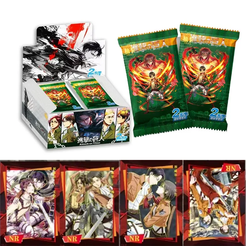 Attack on Titan Anime Character Collection Cards Deluxe Edition Hot Blood Battle Trading Cards Thick Collectible Toy Gifts
Attack on Titan Anime Character Collection Cards Deluxe Edition Hot Blood Battle Trading Cards Thick Collectible Toy Gifts