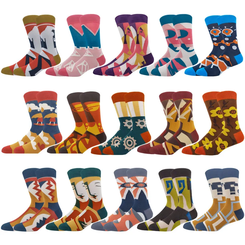 Hot Sale Colorful Cartoon Creative Constellation Embroidery Novelty Men Women Socks Winter Warm Comfortable Combed Cotton Socks
Hot Sale Colorful Cartoon Creative Constellation Embroidery Novelty Men Women Socks Winter Warm Comfortable Combed Cotton Socks