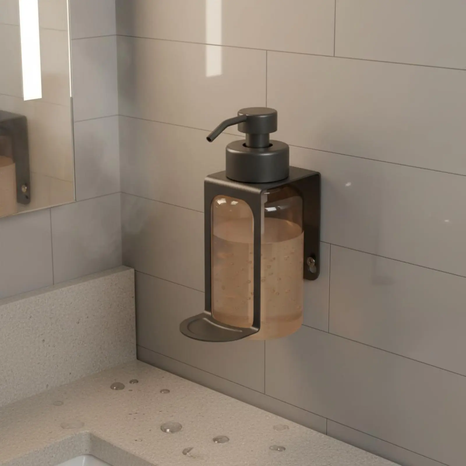 Wall Mounted Soap Dispenser Refillable Manual Pump Dispenser Bathroom Accessory Waterproof Rustproof for Hotel, Kitchen
Wall Mounted Soap Dispenser Refillable Manual Pump Dispenser Bathroom Accessory Waterproof Rustproof for Hotel, Kitchen