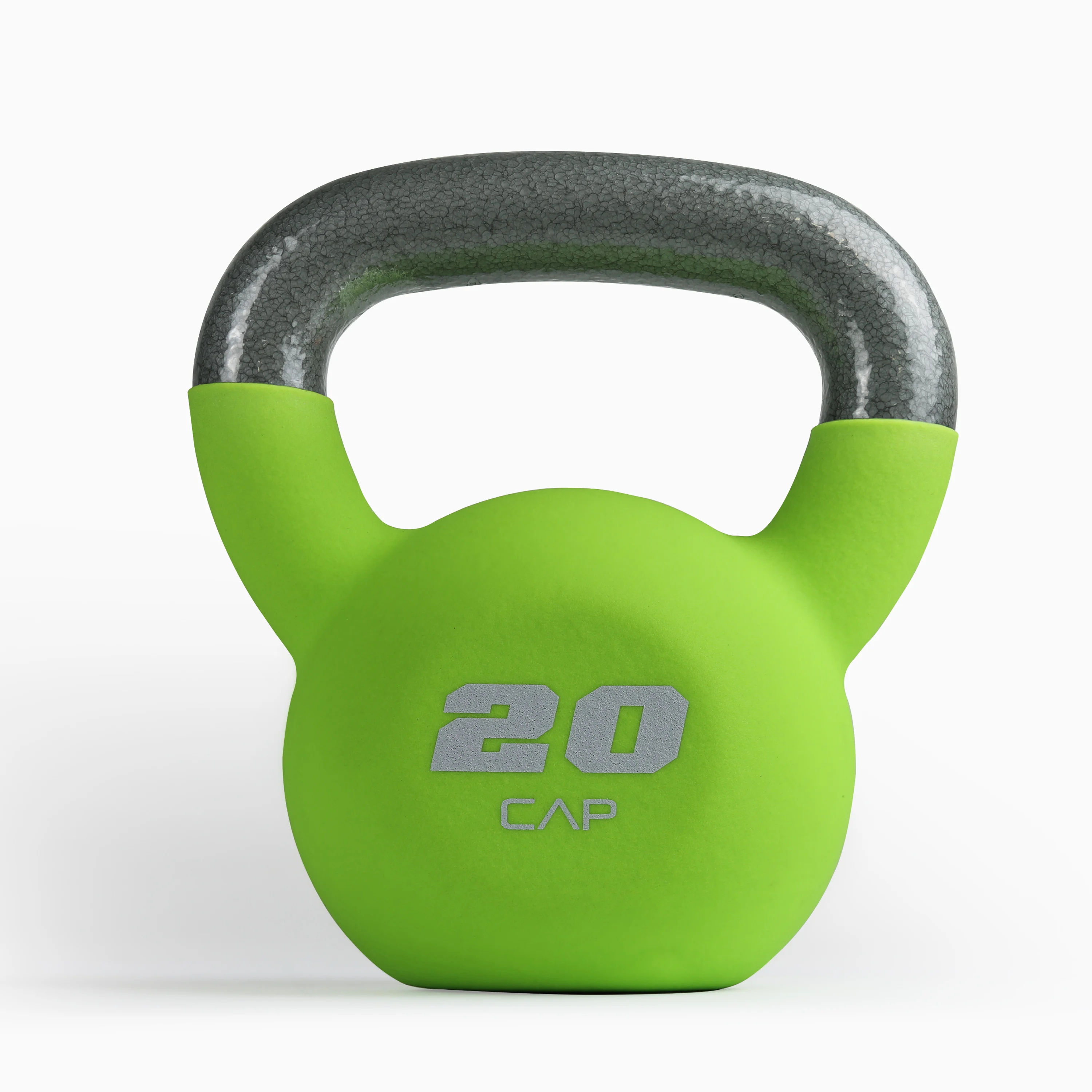 20lb Neoprene Coated Kettlebell, Green
20lb Neoprene Coated Kettlebell, Green