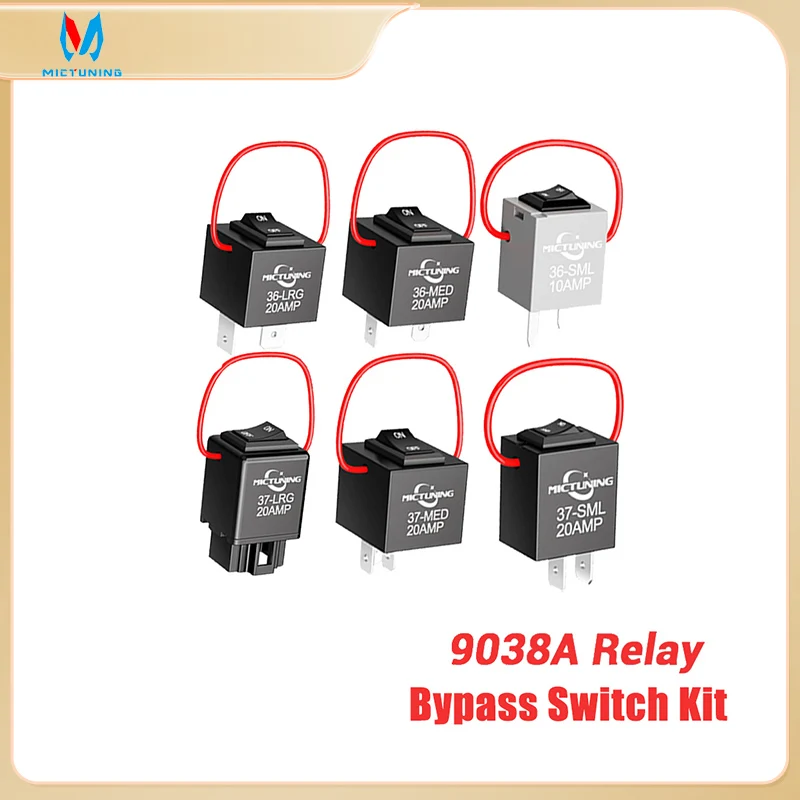 MICTUNING 9038A Relay Bypass Switch Kit with Amp Loop, Fuel Pump Relay Tester, Diagnostic Scan Tool, Master Switch Kit - 6 Pack
MICTUNING 9038A Relay Bypass Switch Kit with Amp Loop, Fuel Pump Relay Tester, Diagnostic Scan Tool, Master Switch Kit - 6 Pack