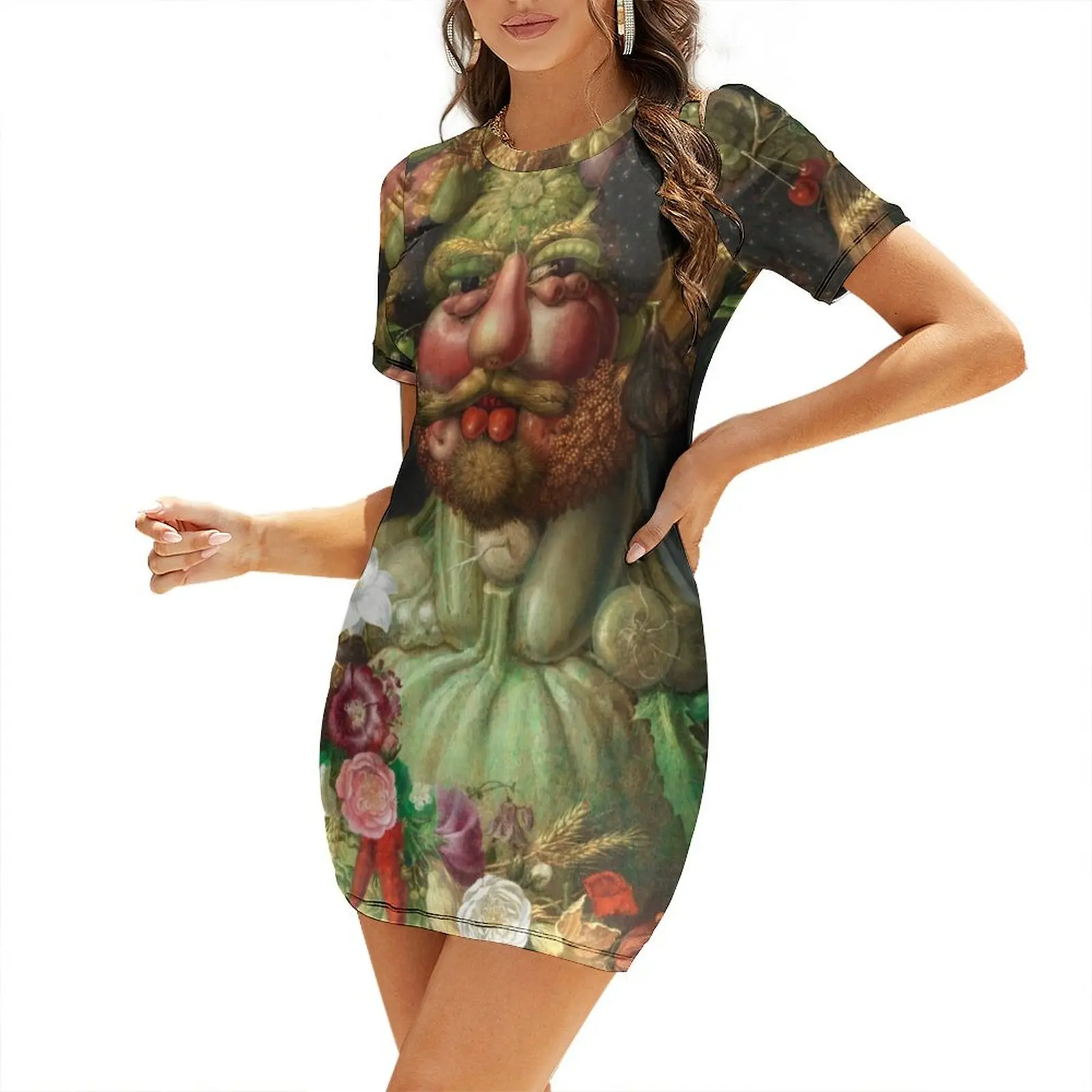 Rudolf II as Vertumnus by Giuseppe Arcimboldo, 1591 Short Sleeved Dress dress summer 2025 women Dress
Rudolf II as Vertumnus by Giuseppe Arcimboldo, 1591 Short Sleeved Dress dress summer 2025 women Dress