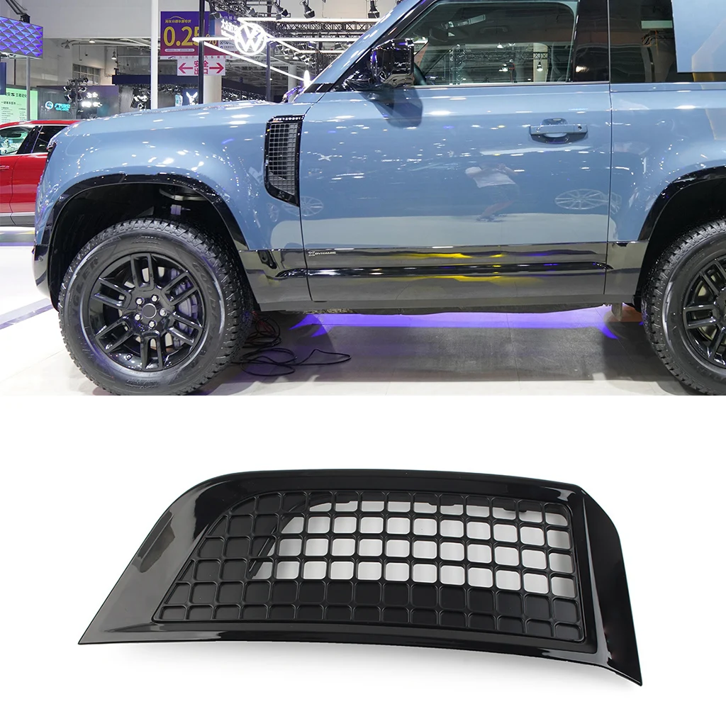 1Pcs Glossy Black Car Front Side Fender Vent Cover Grille For Land Rover Defender L663 90 110 2020-2023
1Pcs Glossy Black Car Front Side Fender Vent Cover Grille For Land Rover Defender L663 90 110 2020-2023