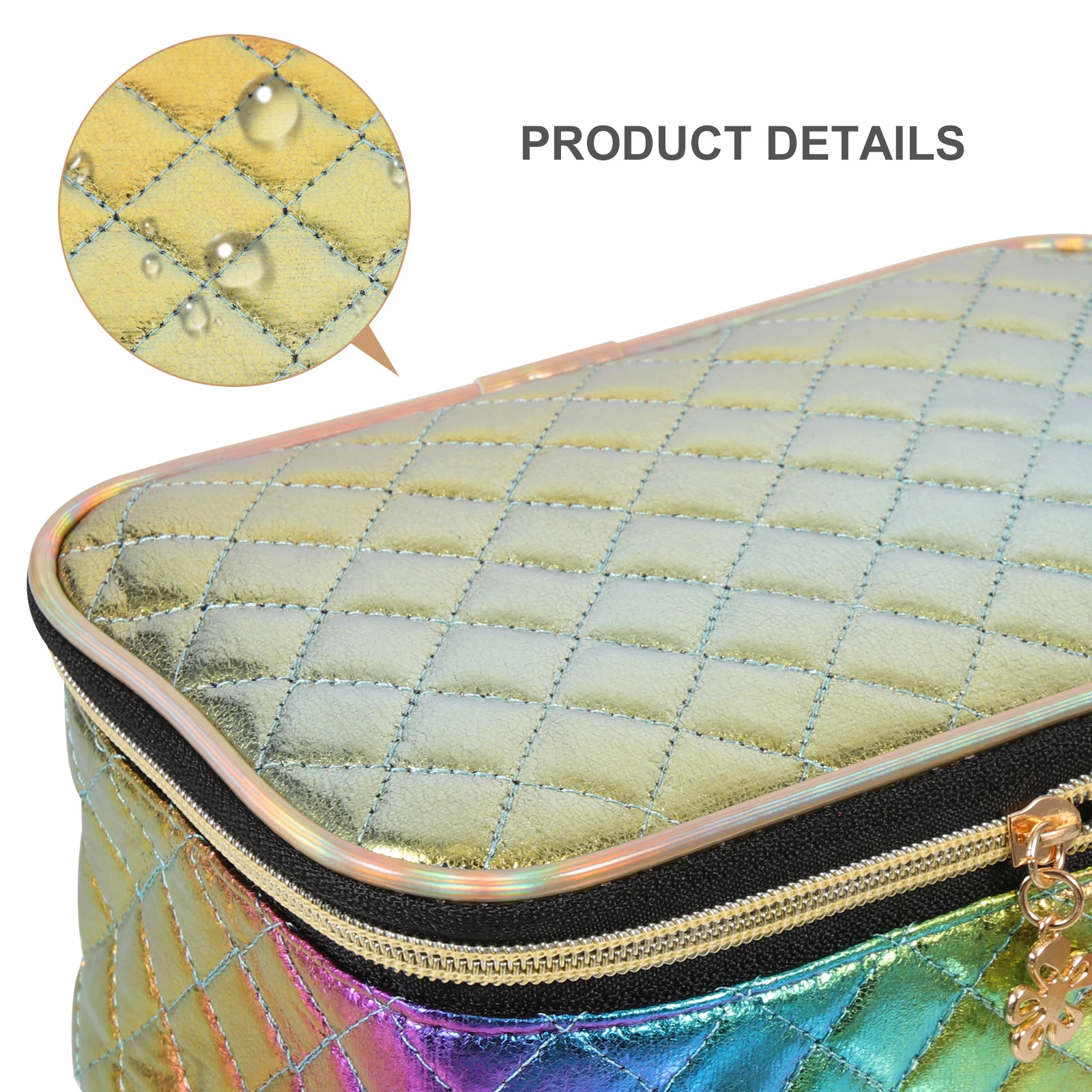 Waterproof Organizer Bag PU Handle Large Capacity Travel Friendly Makeup Case Toiletry Storage Double Zipper Design
Waterproof Organizer Bag PU Handle Large Capacity Travel Friendly Makeup Case Toiletry Storage Double Zipper Design