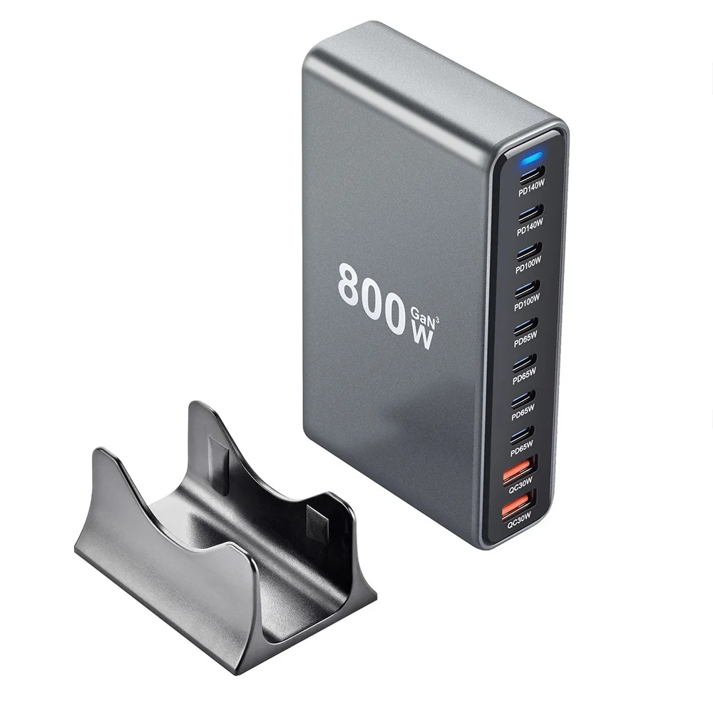 10 Ports 800W GaN Fast Charger PD3.1 PPS USB C Type C Fast Charging Station Adapters for iPhone Samsung Xiaomi Huawei
10 Ports 800W GaN Fast Charger PD3.1 PPS USB C Type C Fast Charging Station Adapters for iPhone Samsung Xiaomi Huawei