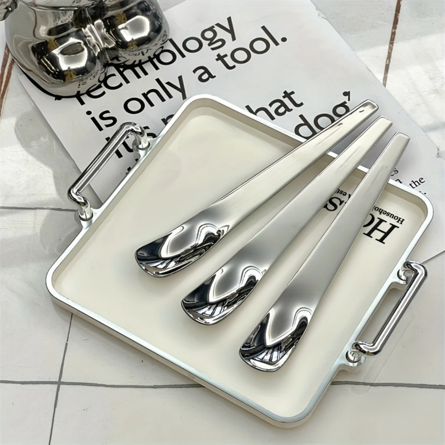 Stainless Steel Dessert Spoons 2Pcs Set - Long Handle Ice Cream Scoop, Dumpling Filling & Cake Serving Spoon, Durable And Resta
Stainless Steel Dessert Spoons 2Pcs Set - Long Handle Ice Cream Scoop, Dumpling Filling & Cake Serving Spoon, Durable And Resta