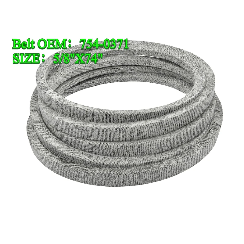 Lawn Mower Deck Belt 5/8"x74" Fits for MTD 754-0371 754-0371A 954-0271A 954-0371A LT14 LT15 LT16 LT17 LT19 LT135 LT155 42" Deck
Lawn Mower Deck Belt 5/8"x74" Fits for MTD 754-0371 754-0371A 954-0271A 954-0371A LT14 LT15 LT16 LT17 LT19 LT135 LT155 42" Deck
