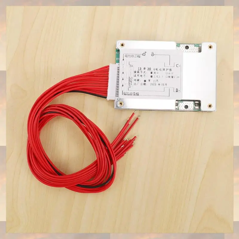 2025 New-3X 13S 48V 30A Li- Lipolymer Battery Protection Board BMS PCB Board With Balance Heatsink For E-Bike Escooter
2025 New-3X 13S 48V 30A Li- Lipolymer Battery Protection Board BMS PCB Board With Balance Heatsink For E-Bike Escooter