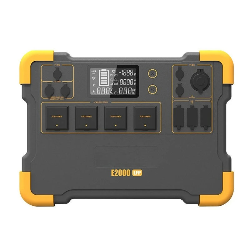 220V outdoor power supply 2000W high power and large capacity outdoor camping RV self-driving lithium iron phosphate 
220V outdoor power supply 2000W high power and large capacity outdoor camping RV self-driving lithium iron phosphate