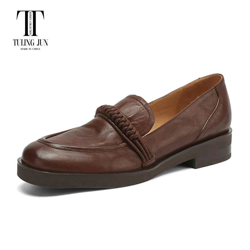 TULING JUN 2025 New Four Seasons High-end Texture Vintage Deep-mouthed Women's Shoes Low Heel Comfortable Daily Shoes For Women
TULING JUN 2025 New Four Seasons High-end Texture Vintage Deep-mouthed Women's Shoes Low Heel Comfortable Daily Shoes For Women