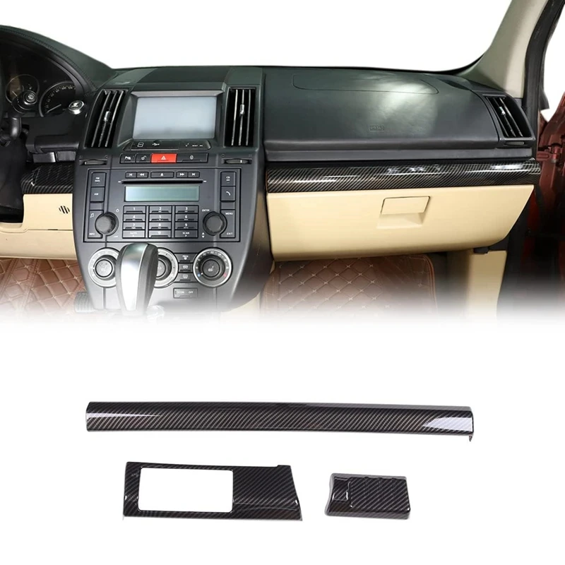 Наклейки на панель приборной панели для Land Rover Freelander 2 2007-2015, аксессуары из АБС-углеродного волокна, 3 шт.
Наклейки на панель приборной панели для Land Rover Freelander 2 2007-2015, аксессуары из АБС-углеродного волокна, 3 шт.