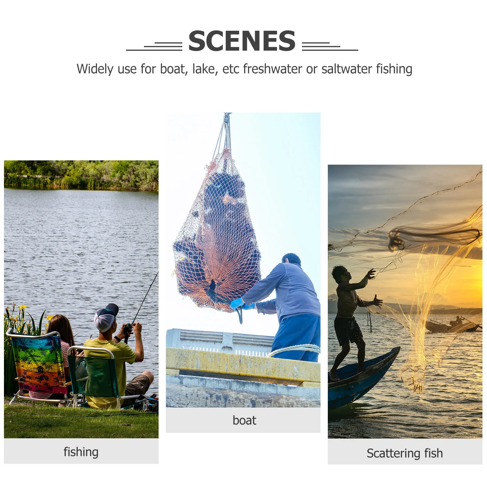 Premium Fishing Net Large Size Portable Fish Catching Net for Freshwater Saltwater Fishing with Sturdy Lightweight Design
Premium Fishing Net Large Size Portable Fish Catching Net for Freshwater Saltwater Fishing with Sturdy Lightweight Design