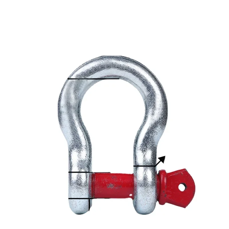 D-type American style shackle, national standard lifting ring hook, U-shaped horseshoe buckle
D-type American style shackle, national standard lifting ring hook, U-shaped horseshoe buckle