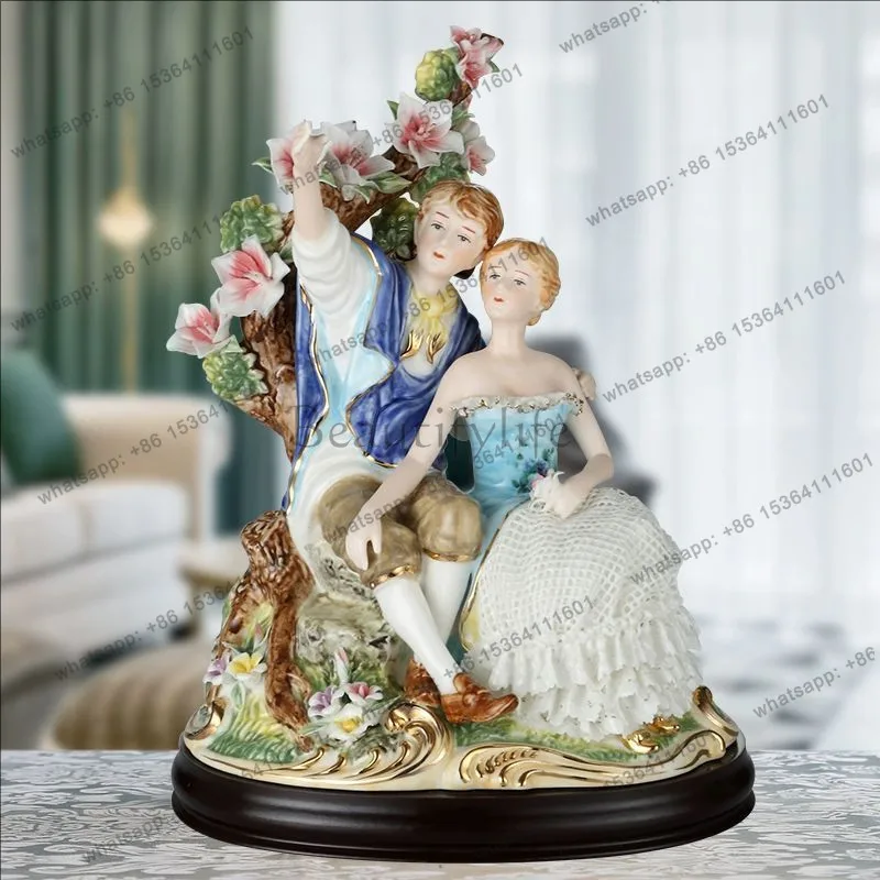 European character ornament high-end three-dimensional human face porcelain doll couple villa decoration lace skirt
European character ornament high-end three-dimensional human face porcelain doll couple villa decoration lace skirt
