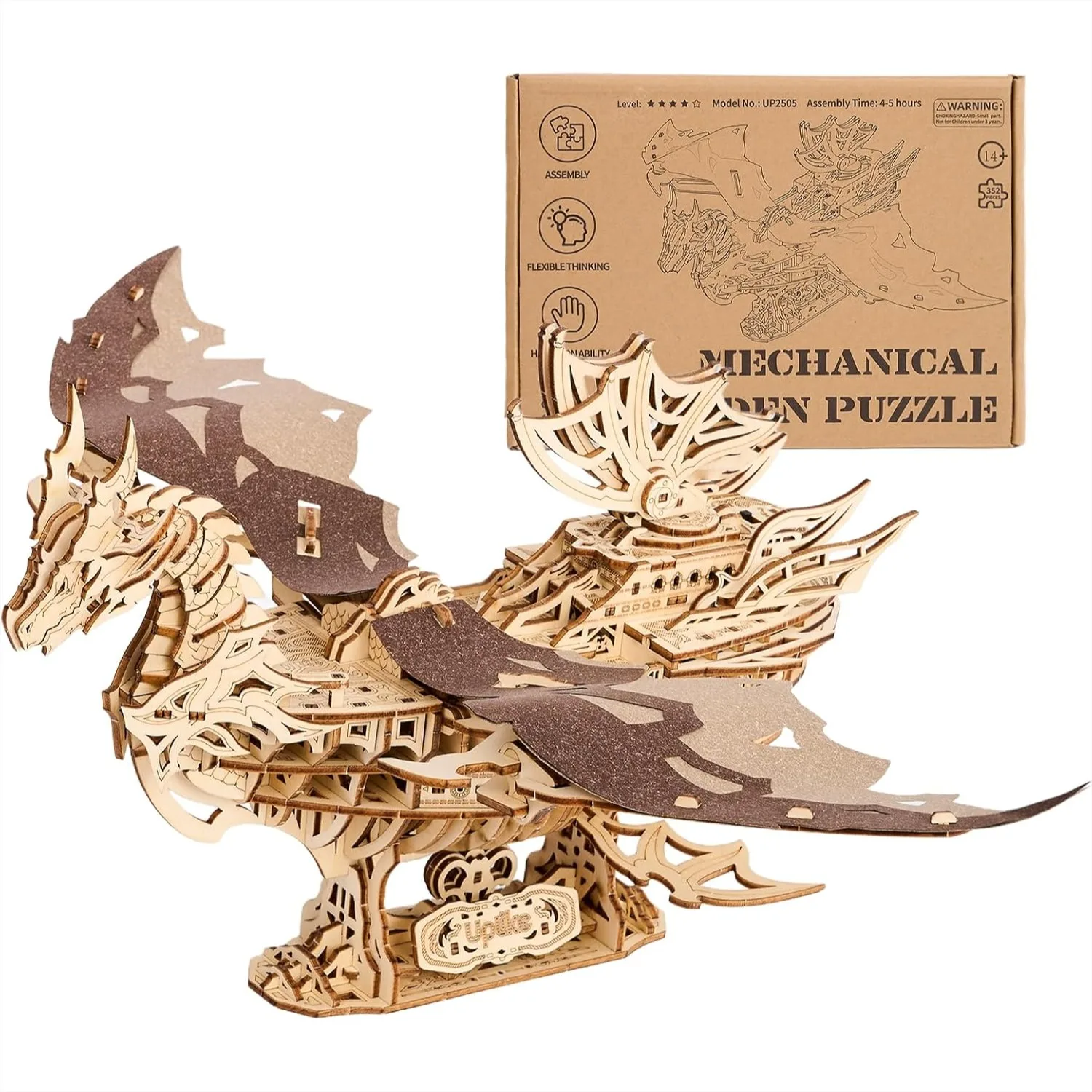 3D Wooden Puzzles for Adults: 352pcs Dragon Ship Model Kits - Brain Teaser Hobby Toys, Creative Building Set for Christmas
3D Wooden Puzzles for Adults: 352pcs Dragon Ship Model Kits - Brain Teaser Hobby Toys, Creative Building Set for Christmas