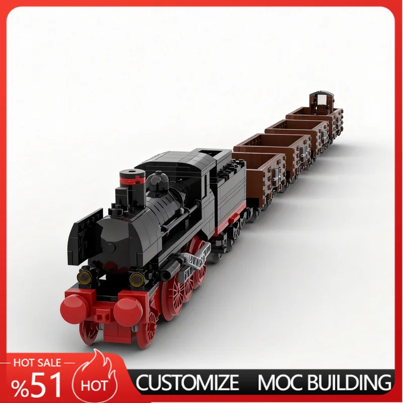 NEW 212Parts Old Coal Wagons Freight Train Car MOC Model DIY Assembly Educational Building Blocks Toys Birthday Christmas Gifts
NEW 212Parts Old Coal Wagons Freight Train Car MOC Model DIY Assembly Educational Building Blocks Toys Birthday Christmas Gifts