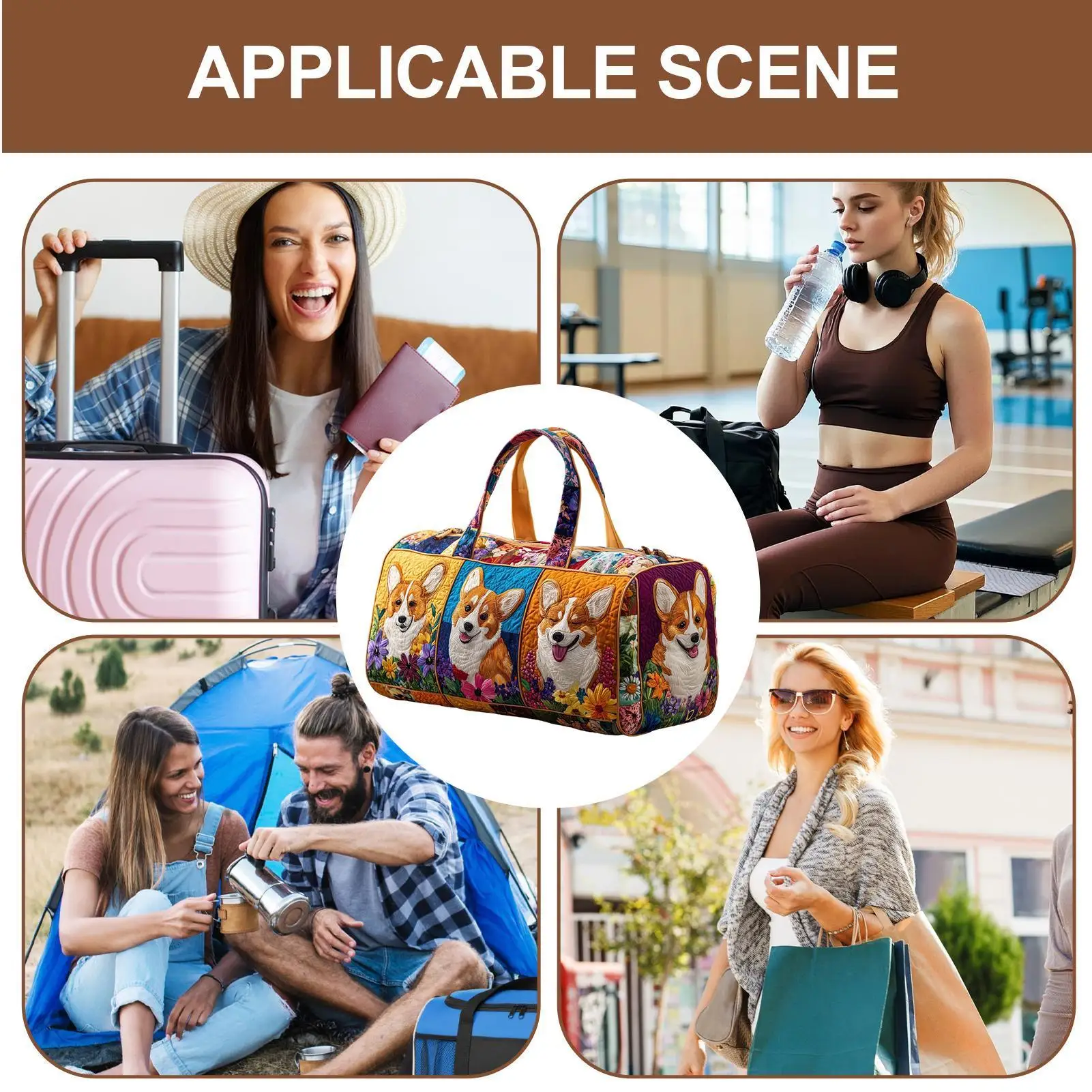 Сумка Weekender Bag Funny Dog, стеганая сумка с цветочным принтом, дорожная сумка с ремешком для взрослых, мужчин и женщин, для ежедневных покупок, работы, поездок на работу, кемпинга
Сумка Weekender Bag Funny Dog, стеганая сумка с цветочным принтом, дорожная сумка с ремешком для взрослых, мужчин и женщин, для ежедневных покупок, работы, поездок на работу, кемпинга