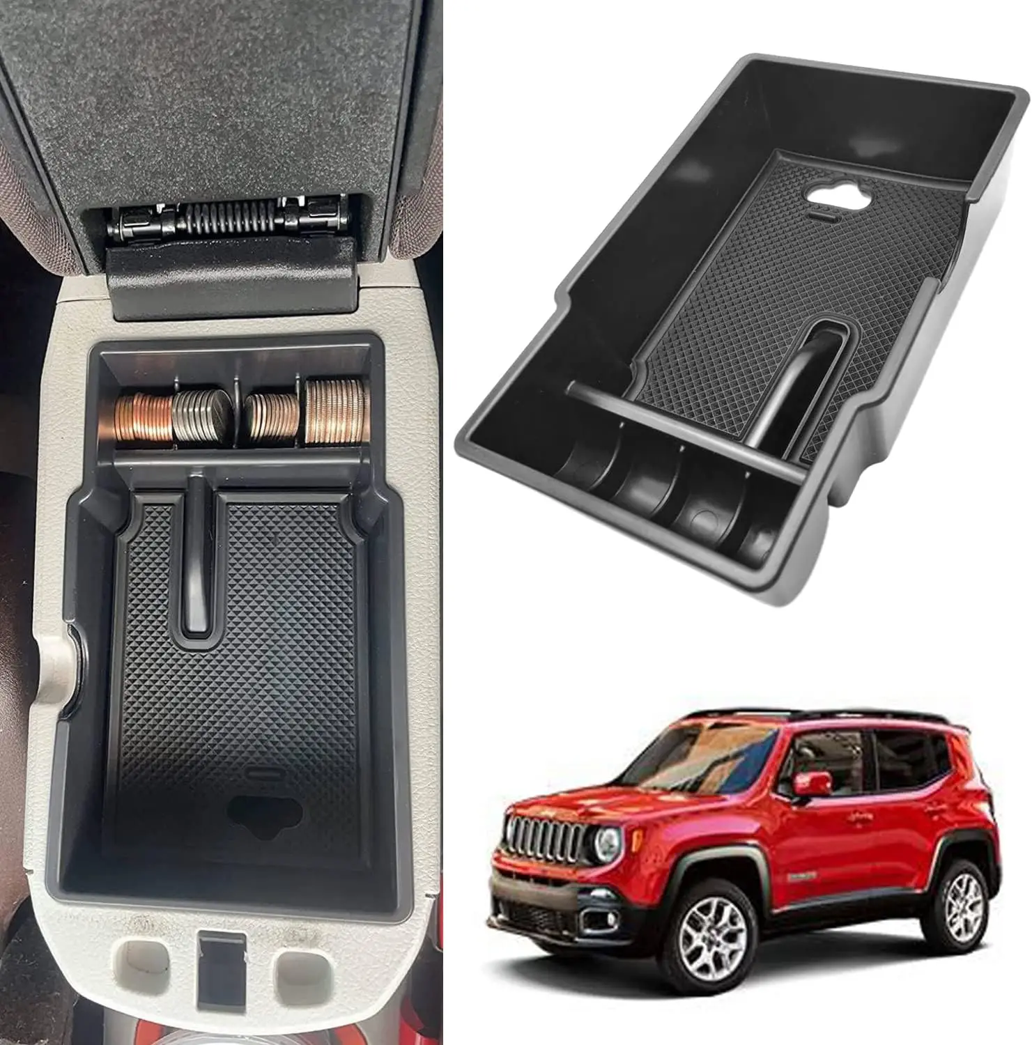 Center Console Organizer For Renegade Accessories 2015-2019 2020 2021 2022 Storage Car Tray Armrest Box Secondary Storage Black
Center Console Organizer For Renegade Accessories 2015-2019 2020 2021 2022 Storage Car Tray Armrest Box Secondary Storage Black