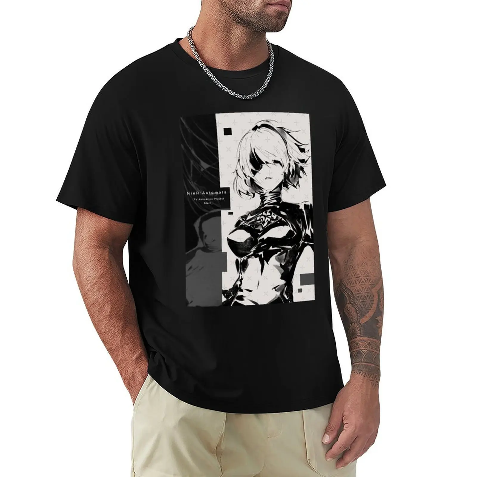NieR Automata TV Animation T-Shirt shirts graphic tees cute tops plus size tops tops plain white t shirts men
NieR Automata TV Animation T-Shirt shirts graphic tees cute tops plus size tops tops plain white t shirts men
