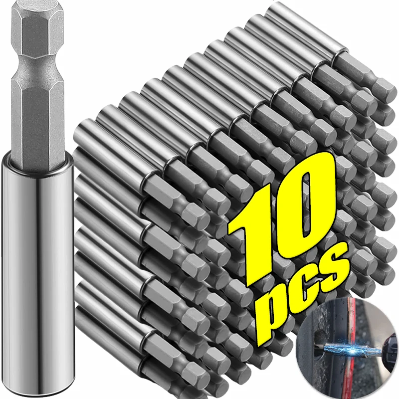 10/1PCS Magnetic Extension Connecting Rod Carbon Steel Screwdriver Holder Hexagonal Handle Extended Connecting Rod Power Tools
10/1PCS Magnetic Extension Connecting Rod Carbon Steel Screwdriver Holder Hexagonal Handle Extended Connecting Rod Power Tools