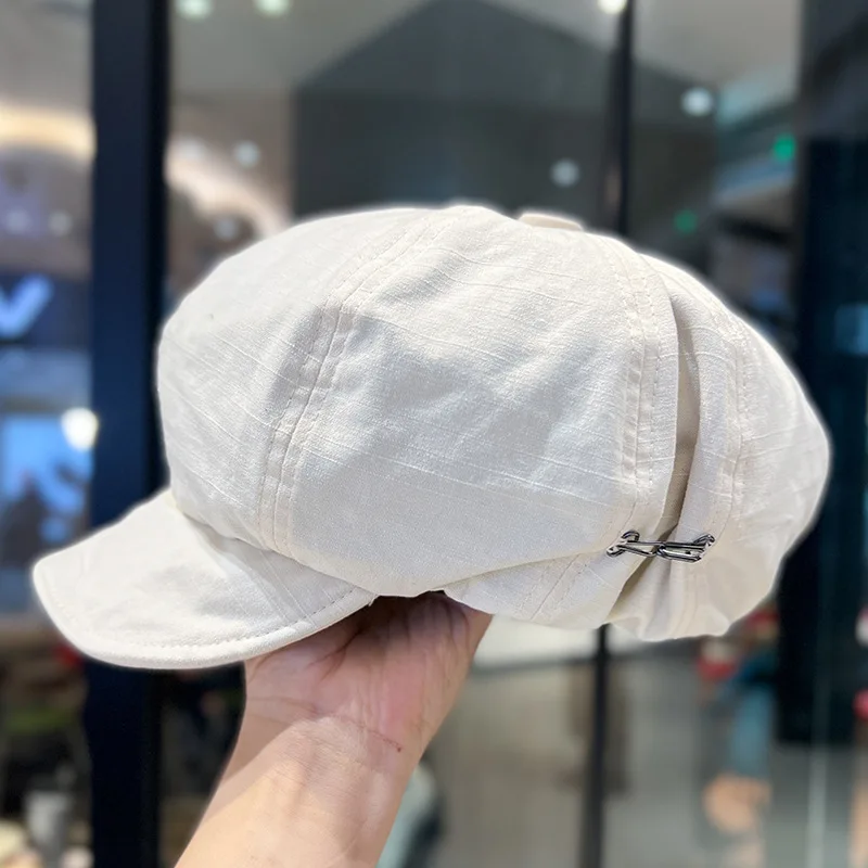 Vintage Cloud Newsboy Cap Japanese Style Thin Beret for Women Face Slimming Artistic Casual Daily All Seasons Fashion
Vintage Cloud Newsboy Cap Japanese Style Thin Beret for Women Face Slimming Artistic Casual Daily All Seasons Fashion