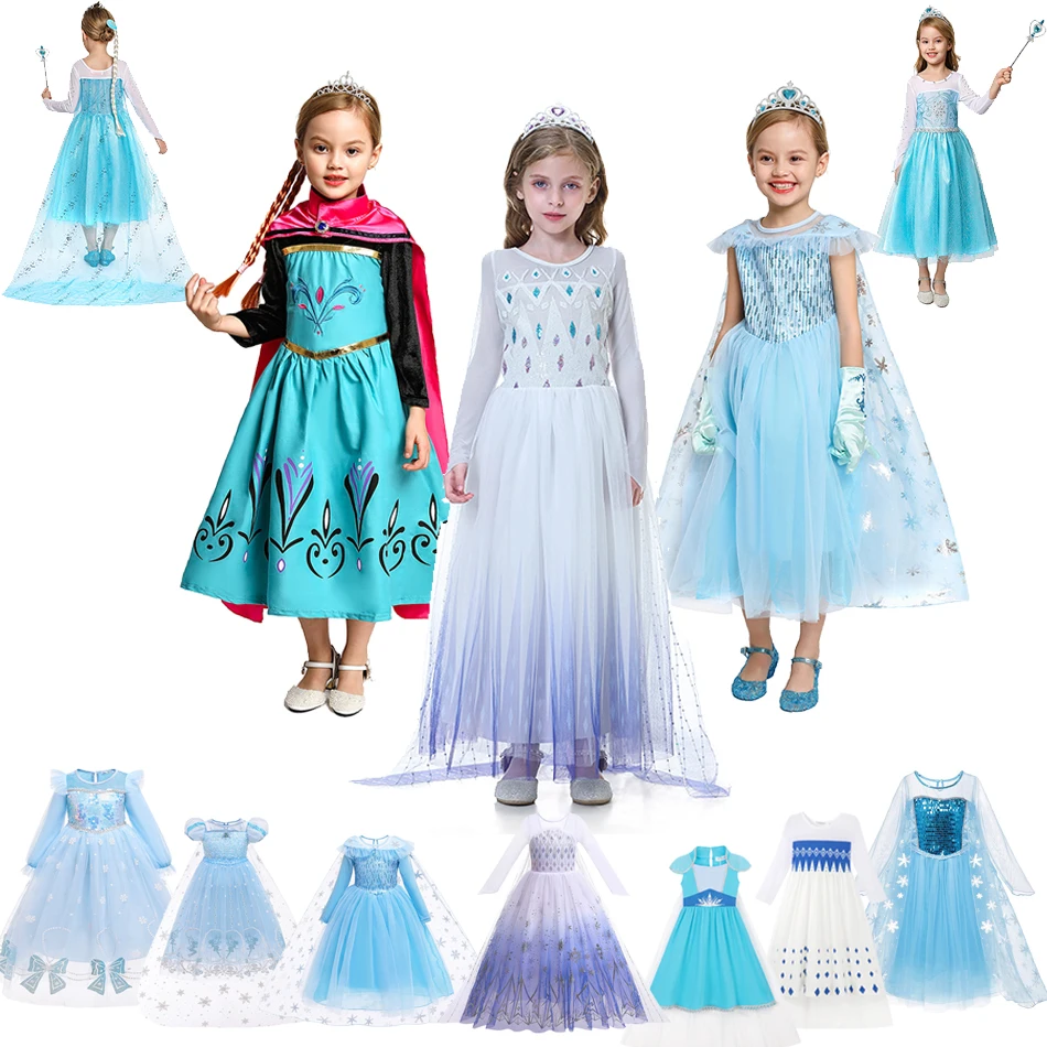 New Baby Elsa Cosplay Princess Costume Coronation Dress Kids Halloween Birthday Party Vestidos Girl Ball Gown Snow Queen Clothes
New Baby Elsa Cosplay Princess Costume Coronation Dress Kids Halloween Birthday Party Vestidos Girl Ball Gown Snow Queen Clothes