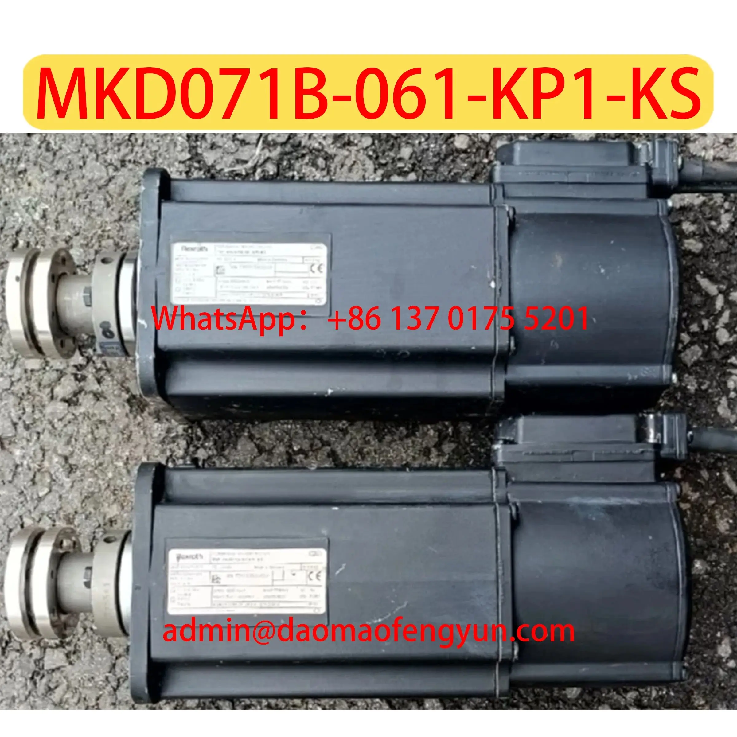 MKD071B-061-KP1-KS Б/у серводвигатель, проверен, исправен, быстрая доставка.
MKD071B-061-KP1-KS Б/у серводвигатель, проверен, исправен, быстрая доставка.