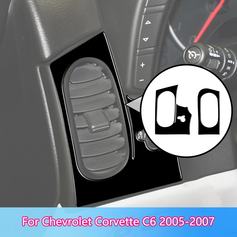 Side Vents Bezel Brand New ABS Gloss Black Stickers For Chevrolet corvette C6 2005-2007 Car Interior Accessories
Side Vents Bezel Brand New ABS Gloss Black Stickers For Chevrolet corvette C6 2005-2007 Car Interior Accessories
