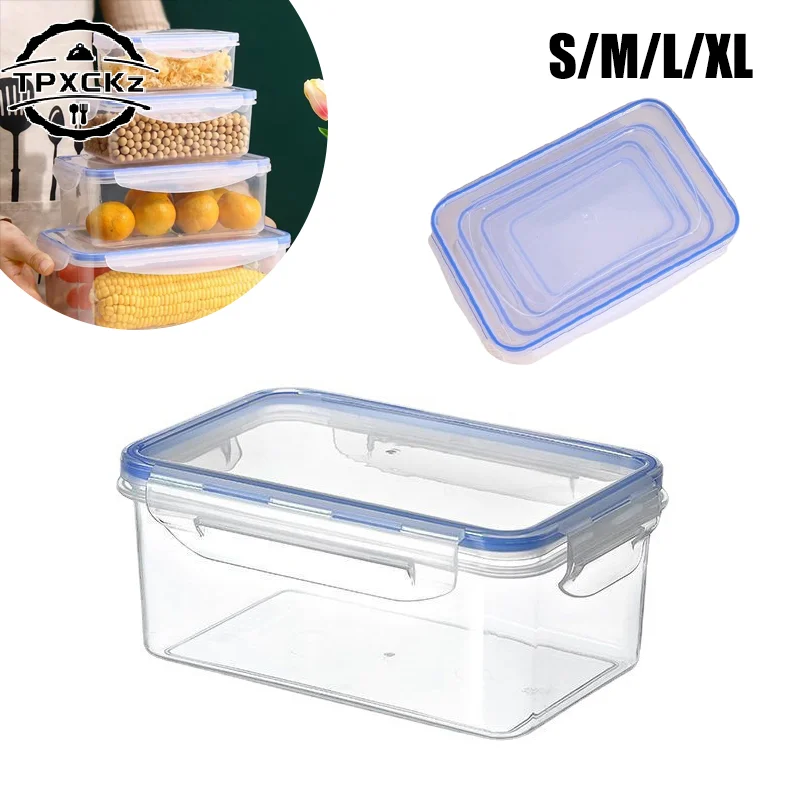 Kitchen Refrigerator Sealed Rectangular Refrigerator Storage Box with Lid Plastic Crisper Microwave-heated Lunch Box Storage Box
Kitchen Refrigerator Sealed Rectangular Refrigerator Storage Box with Lid Plastic Crisper Microwave-heated Lunch Box Storage Box