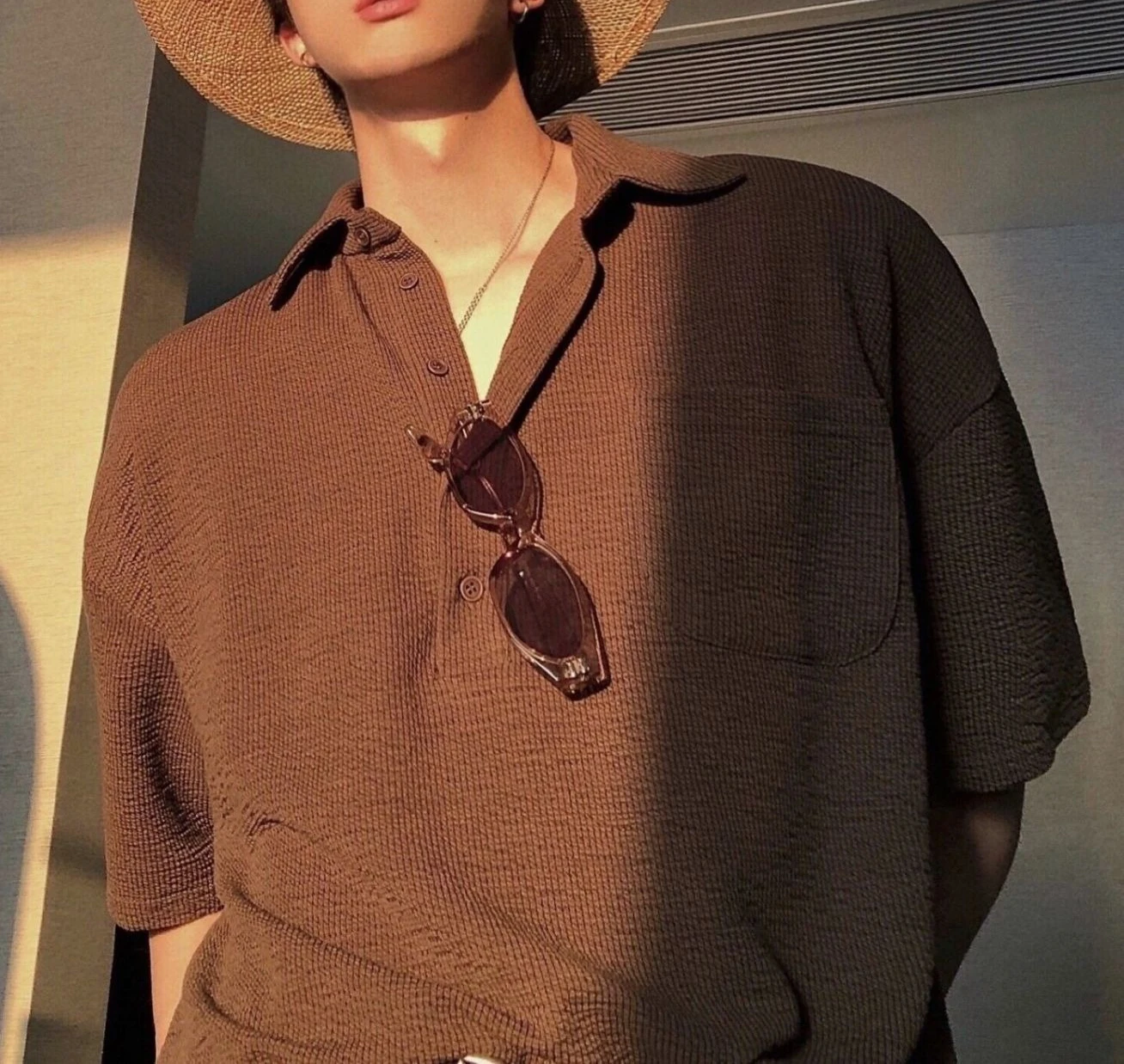 2026 Men's Summer Solid Color Waffle POLO Neck Short Sleeve T-Shirt Trend Loose Casual Lapel Top
2026 Men's Summer Solid Color Waffle POLO Neck Short Sleeve T-Shirt Trend Loose Casual Lapel Top