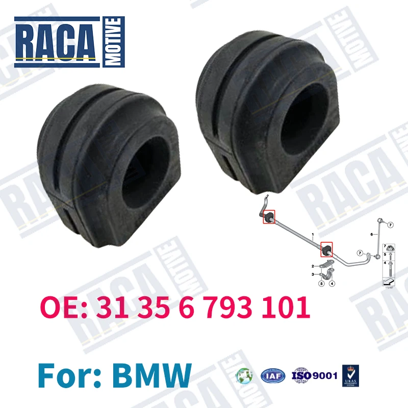 For BMW 7 Series F01 F02 F03 F04 2PCS Front Stabilizer Sway Bar Bushing 31356793101 31 35 6 793 101
For BMW 7 Series F01 F02 F03 F04 2PCS Front Stabilizer Sway Bar Bushing 31356793101 31 35 6 793 101