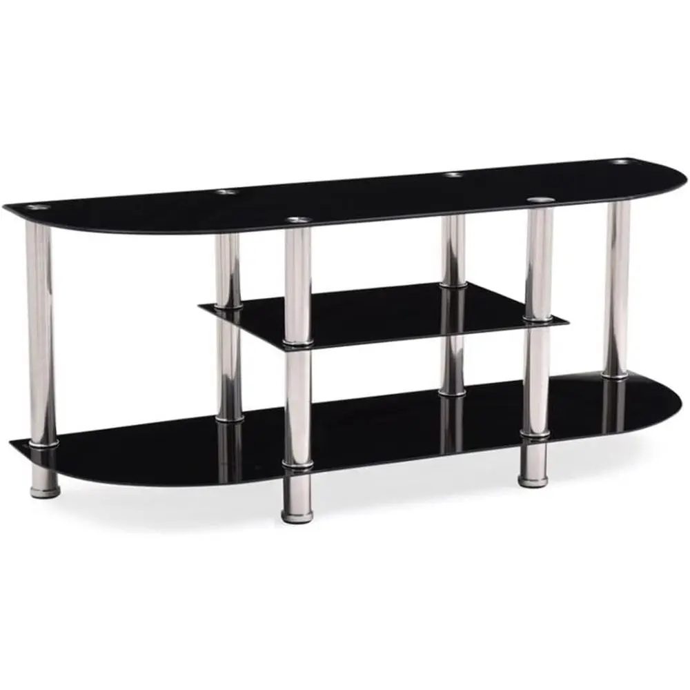 Extra Wide Tempered Glass TV Stand - Sleek Black
Extra Wide Tempered Glass TV Stand - Sleek Black