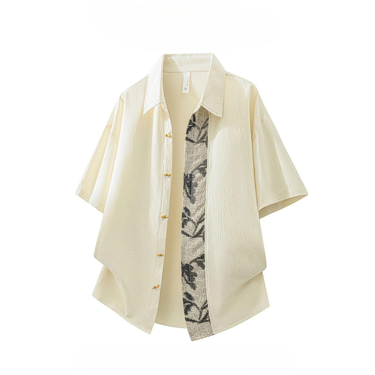 Summer new niche short sleeved shirt embroidered border patchwork thin lapel shirt unisex plus size available
Summer new niche short sleeved shirt embroidered border patchwork thin lapel shirt unisex plus size available