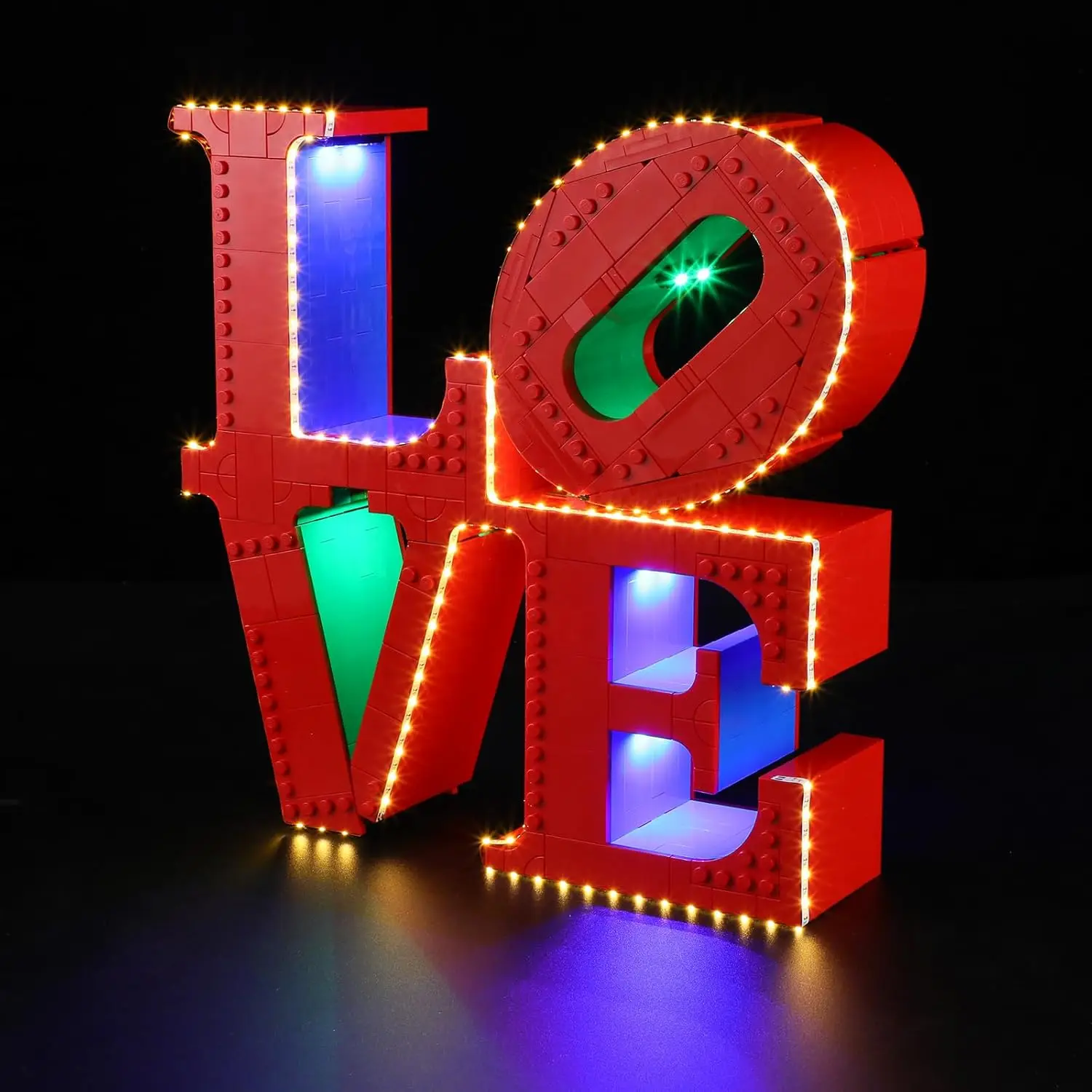 (Blocks not included) 5V LED Lighting For 31214 Art Love Decorative Lamp Light Up your Building Blocks With Battery Box
(Blocks not included) 5V LED Lighting For 31214 Art Love Decorative Lamp Light Up your Building Blocks With Battery Box