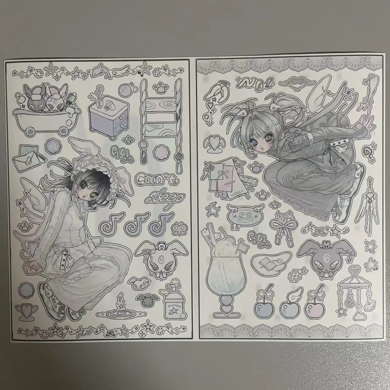 Sketch Style 2pcs Angel Girl Sticker Goo Card Character Sticker Notebook Material
Sketch Style 2pcs Angel Girl Sticker Goo Card Character Sticker Notebook Material