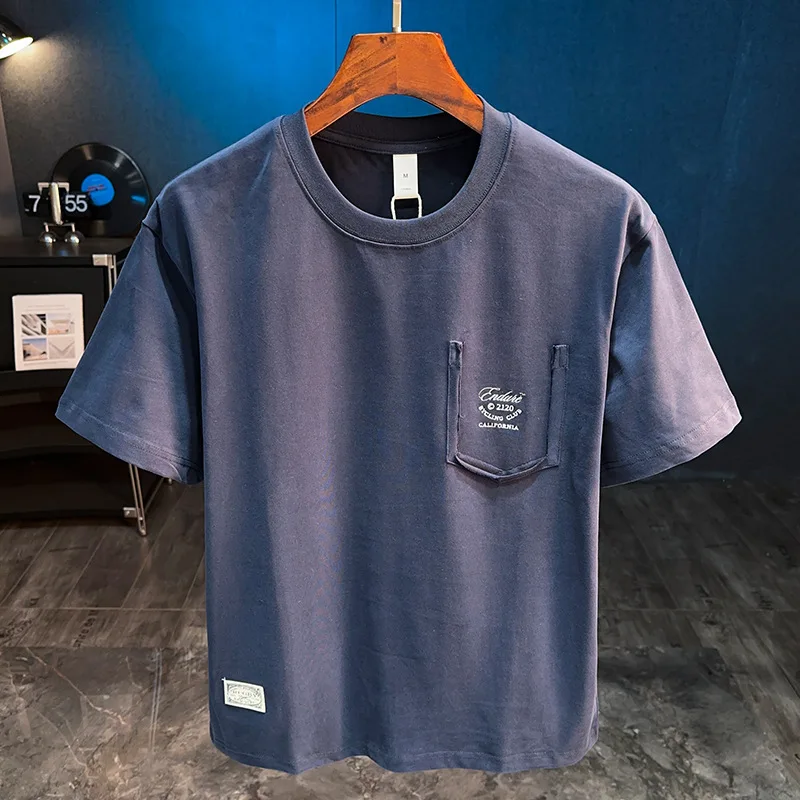 2025 Summer New Short sleeved T-shirt Men's Trendy Brand Loose Half Sleeve Comfortable and Breathable Round Neck Top
2025 Summer New Short sleeved T-shirt Men's Trendy Brand Loose Half Sleeve Comfortable and Breathable Round Neck Top