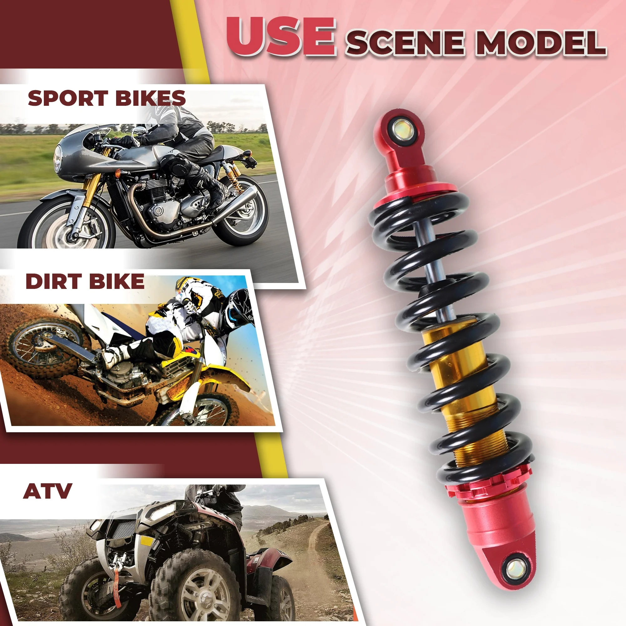 Motorcycle Rear Shock Absorber 285mm Heavy Duty Suspension for Dirt Bike TTR90 CRF70 SSR110 XR100 PW80
Motorcycle Rear Shock Absorber 285mm Heavy Duty Suspension for Dirt Bike TTR90 CRF70 SSR110 XR100 PW80
