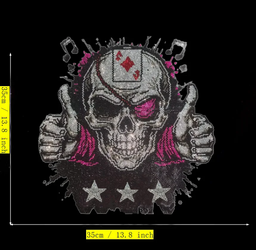 2026 new DIY Hotfix Rhinestone Stickers for Clothing Decoration Crafts skull design
2026 new DIY Hotfix Rhinestone Stickers for Clothing Decoration Crafts skull design
